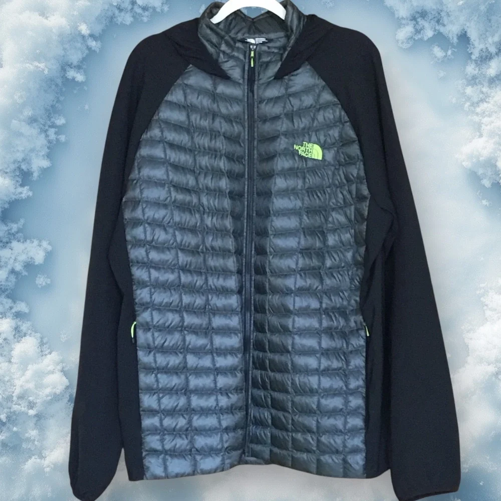 The North Face Thermoball Hybrid Hooded Quilted Puffer Jacket